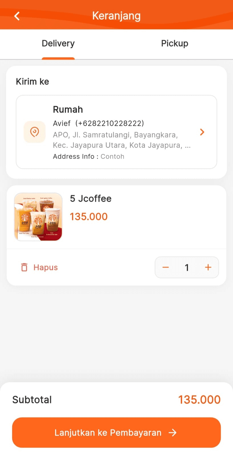App screenshot